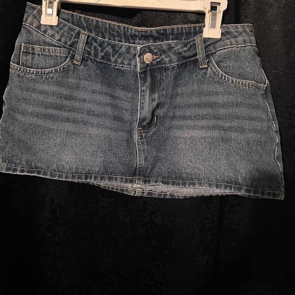 Denim Mini Skirt